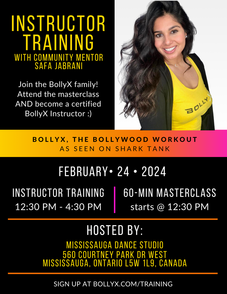 BollyX Instructor Certification Training - BEAST Package - One Year Launch