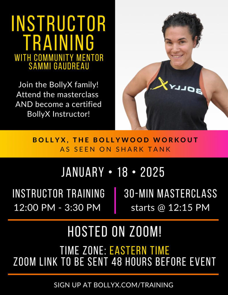 BollyX Instructor Certification Training - BEAST Package - One Year Launch