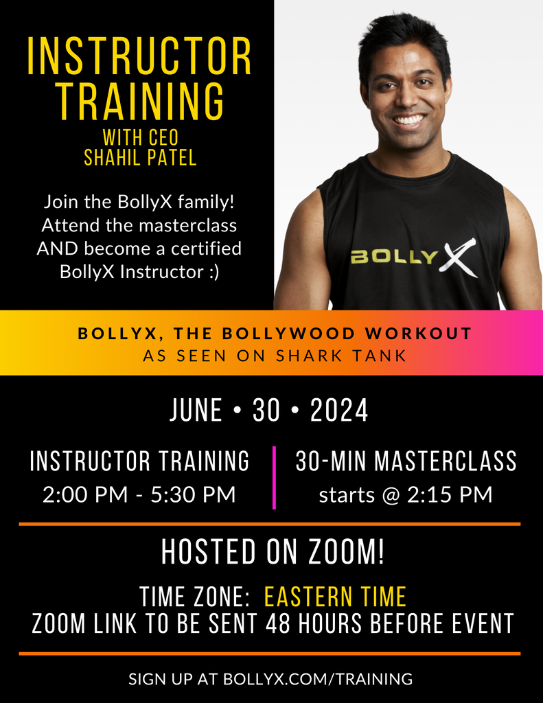 BollyX Instructor Certification Training - BEAST Package - One Year Launch