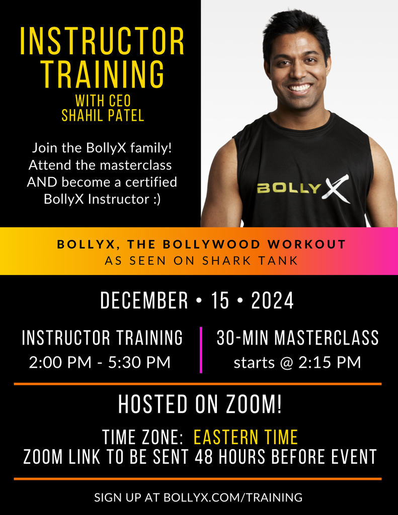 BollyX Instructor Certification Training - BEAST Package - One Year Launch