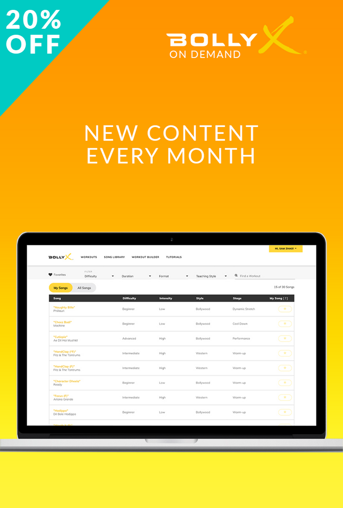 Three Months of BollyX On Demand - At Home Workouts