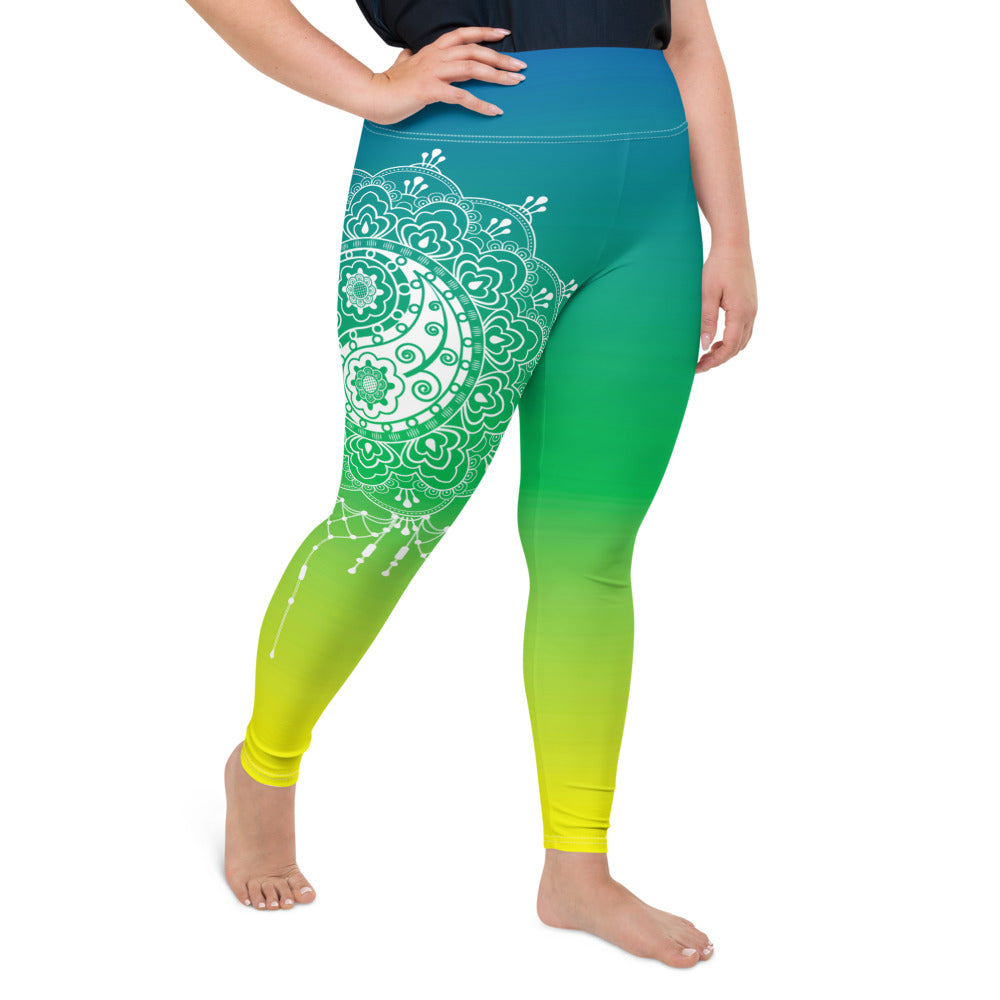 Mandala Yin Yang Capris & Leggings