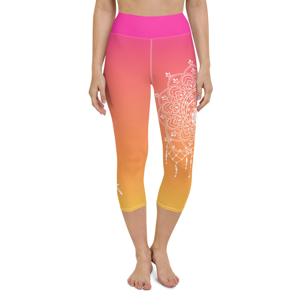Mandala Yin Yang Capris & Leggings